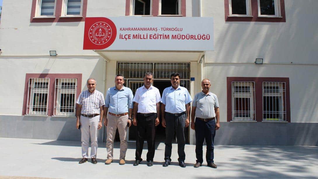 Dulkadiroğlu İlçe Milli Eğitim Müdürü Sayın Harun KURT'un Müdürümüzü Ziyareti