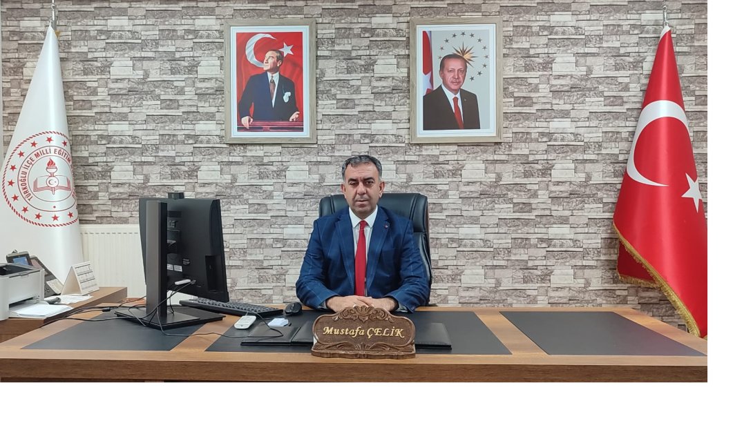 İlçe Milli Eğitim Müdürümüz Mustafa ÇELİK'in 2023-2024 Eğitim Öğretim Yılı Yarıyıl Mesajı